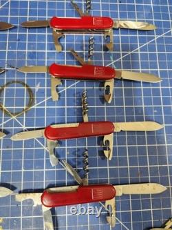 Lot Of 8 Victorinox Officer Suisse Swiss Army Knives Putzmeister Promo