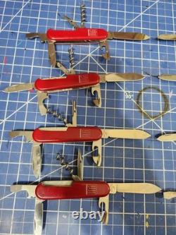Lot Of 8 Victorinox Officer Suisse Swiss Army Knives Putzmeister Promo
