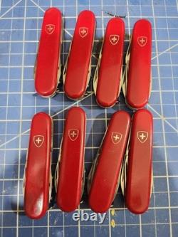 Lot Of 8 Victorinox Officer Suisse Swiss Army Knives Putzmeister Promo