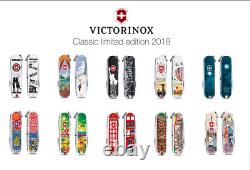 Lot of 10 New Victorinox Swiss Army Knives CLASSIC SD 2018 Limited Edition Set