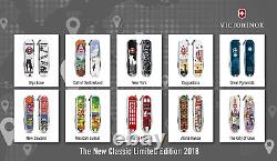 Lot of 10 New Victorinox Swiss Army Knives CLASSIC SD 2018 Limited Edition Set