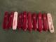 Lot of 10 Victorinox Swiss Army Knives Mix Of Models And Size TSA Average 2 Good