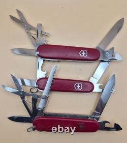 Lot of 10 Victorinox- Swiss Army Knives (SAK) Good Variety (001)