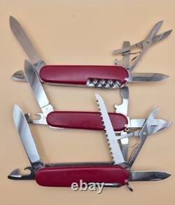 Lot of 10 Victorinox- Swiss Army Knives (SAK) Good Variety (001)