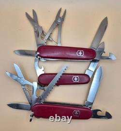Lot of 10 Victorinox- Swiss Army Knives (SAK) Good Variety (001)