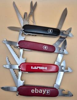 Lot of 10 Victorinox- Swiss Army Knives (SAK) Good Variety (001)
