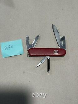 Lot of (11) Victorinox Tinker Swiss Army Pocket Knife (1.4603) Red 91mm