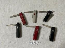 Lot of 12 Swiss Army Knives Victorinox Assorted Pocket Knives