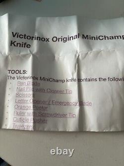Lot of 16 VICTORINOX SWISS ARMY KNIFE MINICHAMP