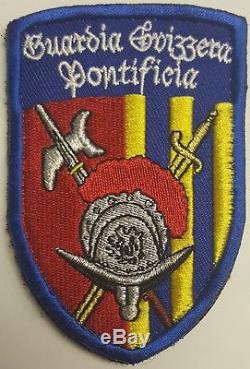 Lot of 2 Pontifical Swiss Guard of the Vatican Swiss Army Knife and Patch Rome