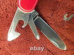 Lot of 3 Victorinox Explorer Red 91 mm Swiss Army Knife with Magnifying Glass