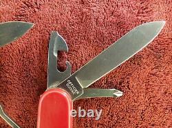 Lot of 3 Victorinox Explorer Red 91 mm Swiss Army Knife with Magnifying Glass