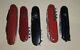 Lot of 5 pocket swiss army knives