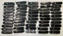 Lot of 50 Victorinox 58mm. Classic Black