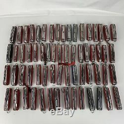 Lot of 63 Swiss Army Knife Collection Various Models Wholesale Dealer Lot