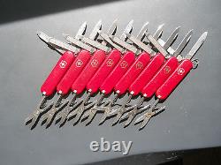 Lot of 80 Classic Victorinox Swiss Army knives. No Ad, any combo of red or black