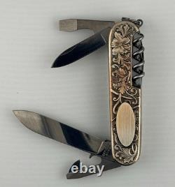 MINT Victorinox Spartan Firefighter carved stainless steel handle knife