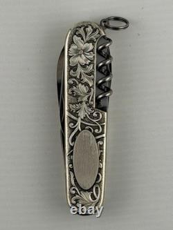 MINT Victorinox Statue of Liberty Carved Stainless Swiss Army Knife Spartan
