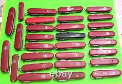 Massive assortment Victorinox and Wenger Various Swiss Army Knives Various sizes