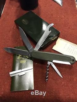 Mauser Victorinox Umarex Swiss Army Pocket Folding Knife with Box & Manual Rare