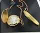 Men's yellow Belair pocketwatch with date with detachable Swiss army knife