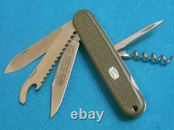 Mib Vintage Victorinox Mauser Swiss Army Big Miilitary Survival Knife Knives Old