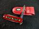 Michel Jordi-victorinox-rare Limited Edtn-custom Leather Pouch-swiss Army Knife