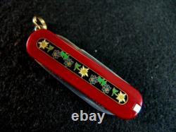 Michel Jordi-victorinox-rare Limited Edtn-custom Leather Pouch-swiss Army Knife