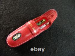 Michel Jordi-victorinox-rare Limited Edtn-custom Leather Pouch-swiss Army Knife