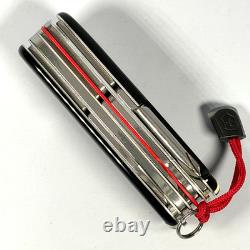 Modified Victorinox Mechanic/Pliers File Philips/Plus scales/Red Liner-Landyard