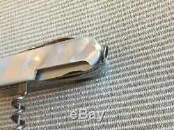 Mother of Pearl Genuine Officer Swiss Army SwissChamp Multi Knife 38 Tool