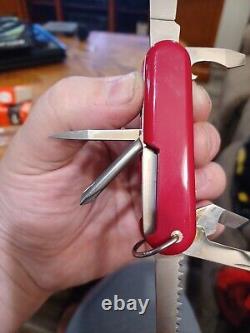 N. O. S. Vintage Wenger Model # 751 3 layer NIB 85mm. Swiss Army Knife Circa 1975