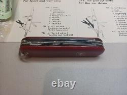 N. O. S! Vintage Wenger Model # 772, 3 Layer Swiss Army Knife 85mm. Circa 1975