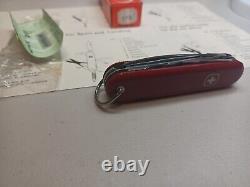 N. O. S! Vintage Wenger Model # 772, 3 Layer Swiss Army Knife 85mm. Circa 1975