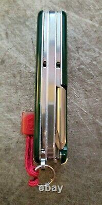 NEW! Discontinued Green Victorinox Mechanic 91mm Swiss Army Knife Super Rare