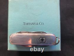 NEW Tiffany & Co. Multi-Tool Swiss Army Knife SILVER HANDLES