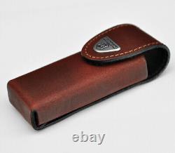 NEW Victorinox Swiss Army Knife SWISSTOOL SPIRIT X + LEATHER Pouch 3.0224. L