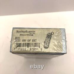 NEW Victorinox Swiss Army Knife Sterling Silver. 925 Basketweave Reed & Barton