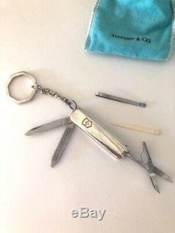 NIB Tiffany & Co. Swiss Army Knife 925 Sterling Silver 18K Gold Never Used
