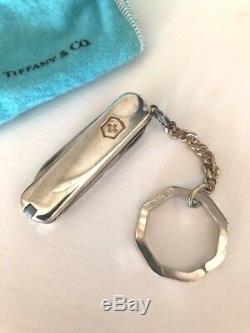 NIB Tiffany & Co. Swiss Army Knife 925 Sterling Silver 18K Gold Never Used