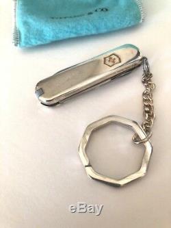 NIB Tiffany & Co. Swiss Army Knife 925 Sterling Silver 18K Gold Never Used