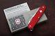 NIB Victorinox Alox Red Pioneer Old Cross Swiss Army Knife EXTREMELY RARE
