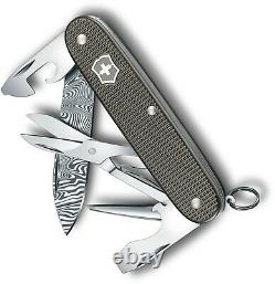 NIB Victorinox Swiss Army Pioneer X Damascus 2016 0.8231. J16 Swiss Army Knife