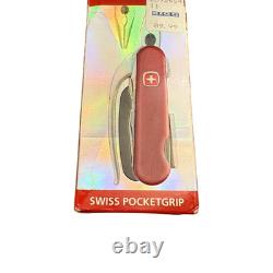 NIP Wenger PocketGrip Multi Tool with Pliers Swiss Army Knife & Pouch Box