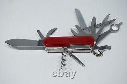 NOS WENGER MOTORIST STAINLESS STEEL SWISS ARMY KNIFE 85MM RETIRED withBOX & INST