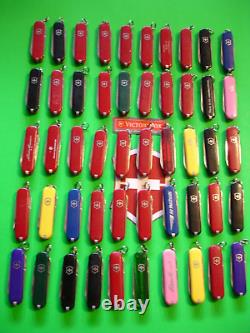 NTSA LOT of 50 VICTORINOX 58 mm CLASSICS SWISS ARMY MULTIFUNCTION POCKET KNIVES