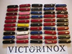 NTSA LOT of 50 VICTORINOX 58 mm CLASSICS SWISS ARMY MULTIFUNCTION POCKET KNIVES