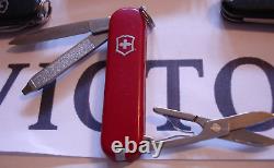 NTSA LOT of 50 VICTORINOX 58 mm CLASSICS SWISS ARMY MULTIFUNCTION POCKET KNIVES