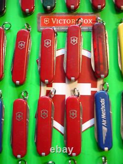 NTSA LOT of 50 VICTORINOX 58 mm CLASSICS SWISS ARMY MULTIFUNCTION POCKET KNIVES