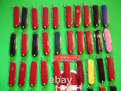 NTSA LOT of 50 VICTORINOX 58 mm CLASSICS SWISS ARMY MULTIFUNCTION POCKET KNIVES